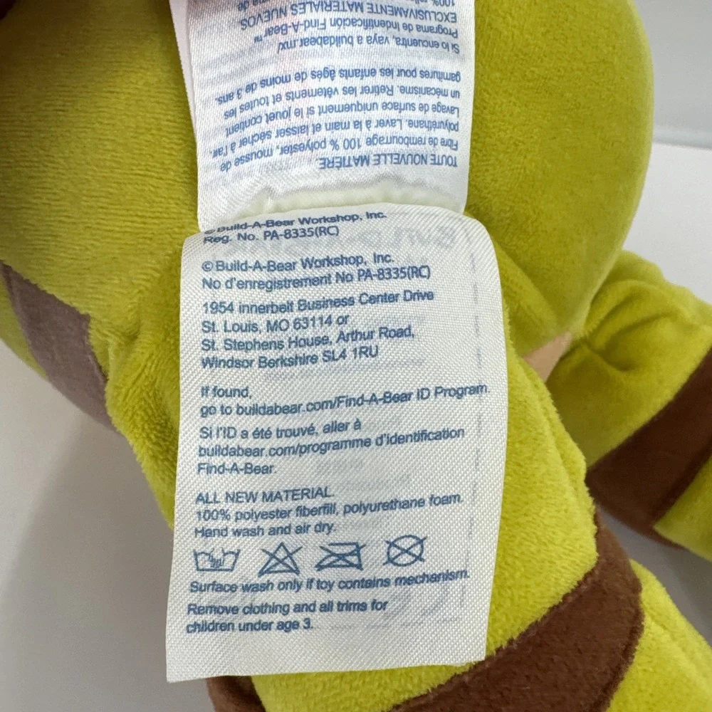 Teenage Mutant Ninja‎ Turtle Build A Bear Michelangelo Stuffed Animal Plush 18